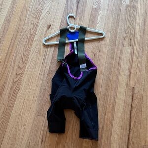 MAAP Black and Purple Cycling Bib